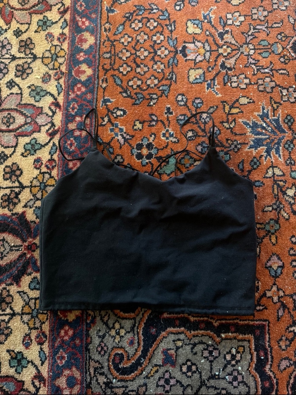 Abercrombie and Fitch Black Women's Cropped Cami Top